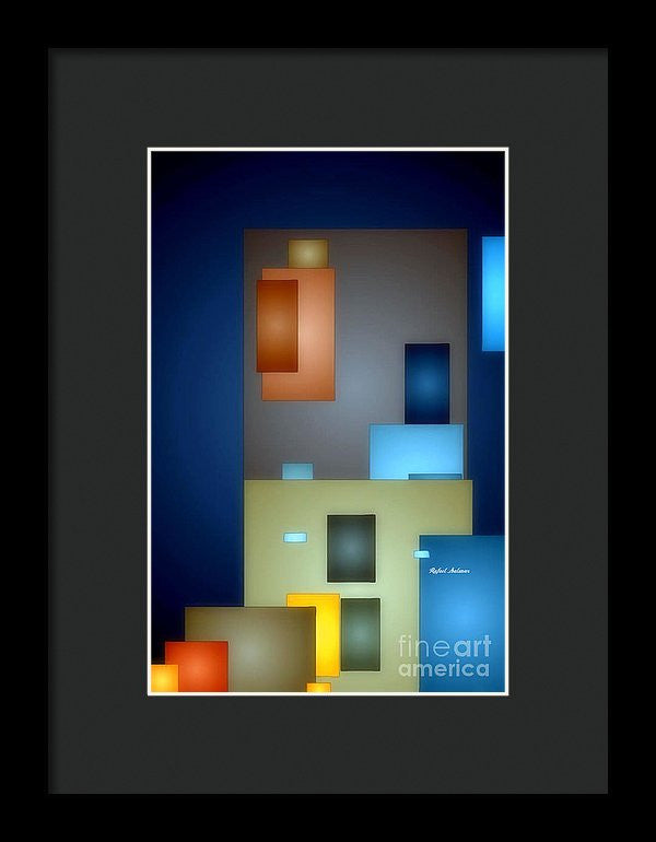 Framed Print - Geometric Abstract 0790