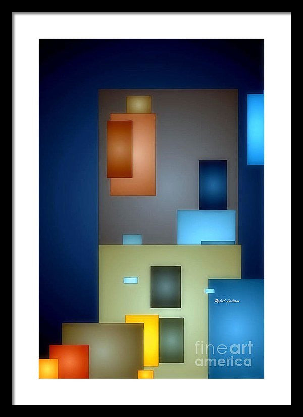 Framed Print - Geometric Abstract 0790