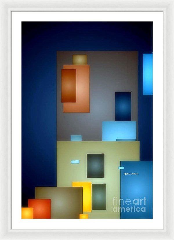 Framed Print - Geometric Abstract 0790