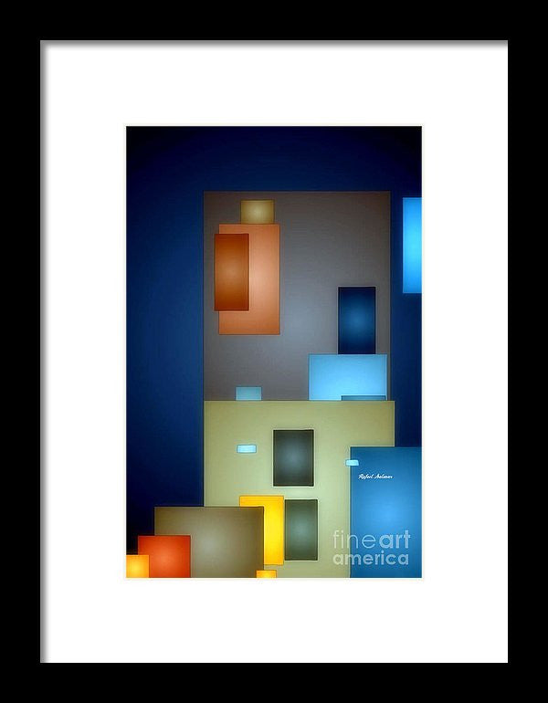 Framed Print - Geometric Abstract 0790