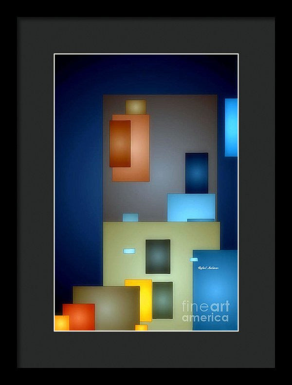 Framed Print - Geometric Abstract 0790