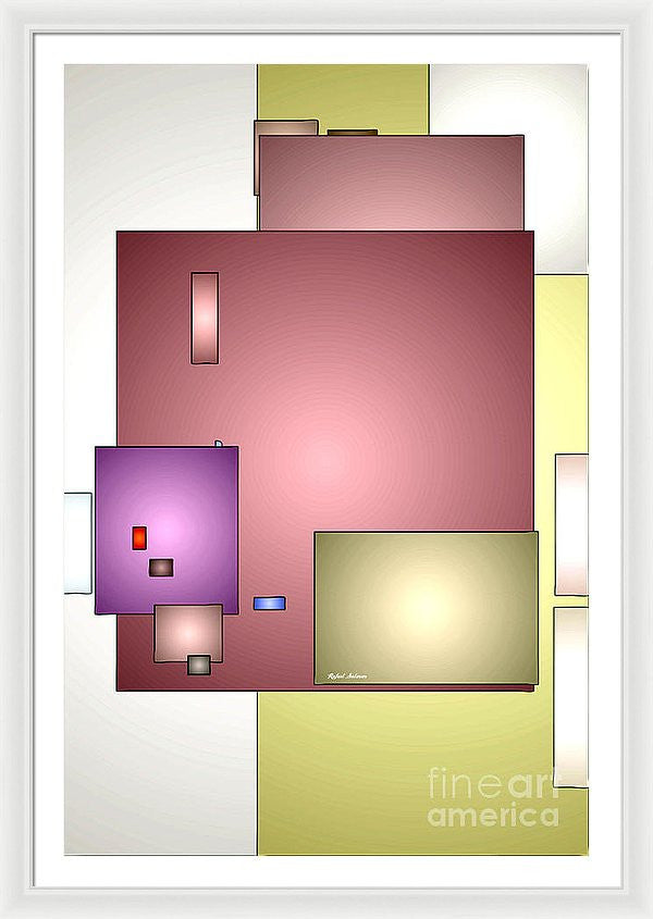 Framed Print - Geometric Abstract 0790_54