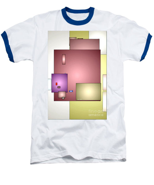 Baseball T-Shirt - Geometric Abstract 0790_54