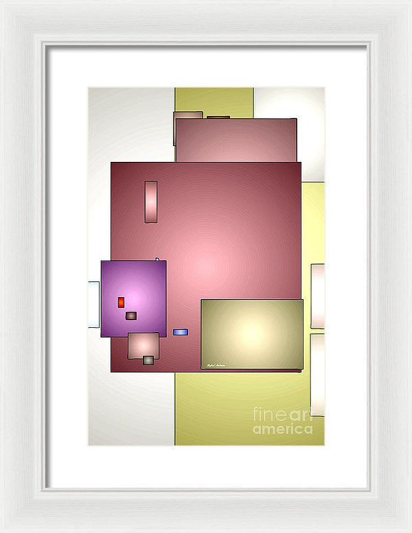 Framed Print - Geometric Abstract 0790_54