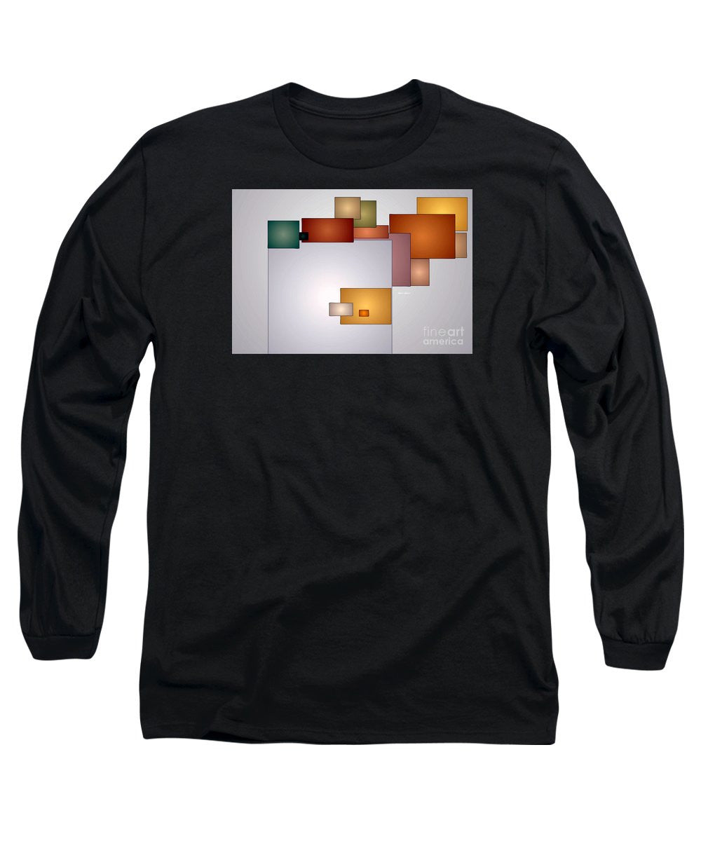 Long Sleeve T-Shirt - Geometric Abstract