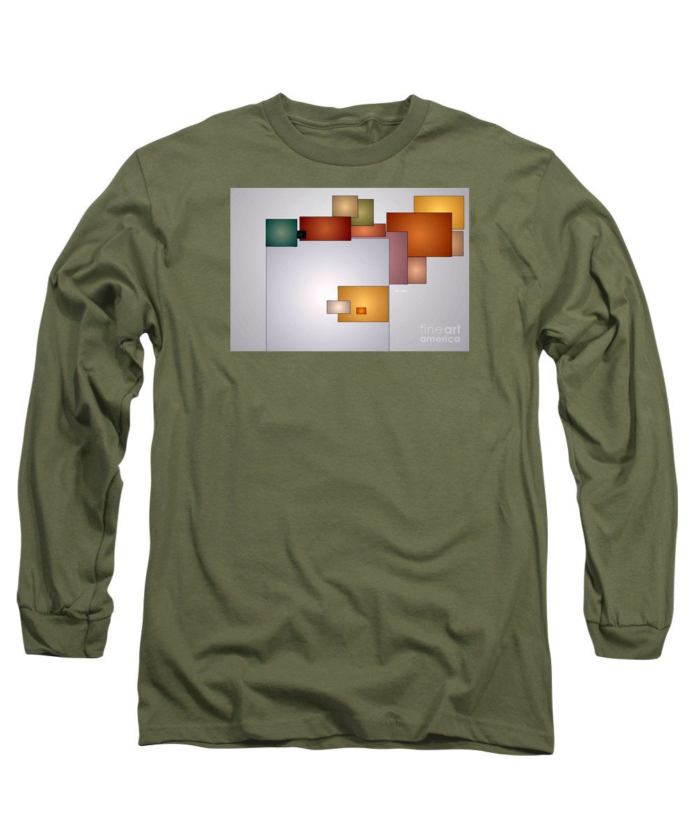 Long Sleeve T-Shirt - Geometric Abstract