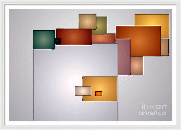 Framed Print - Geometric Abstract