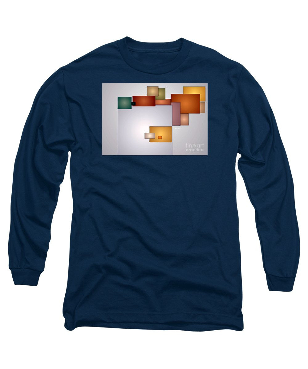 Long Sleeve T-Shirt - Geometric Abstract