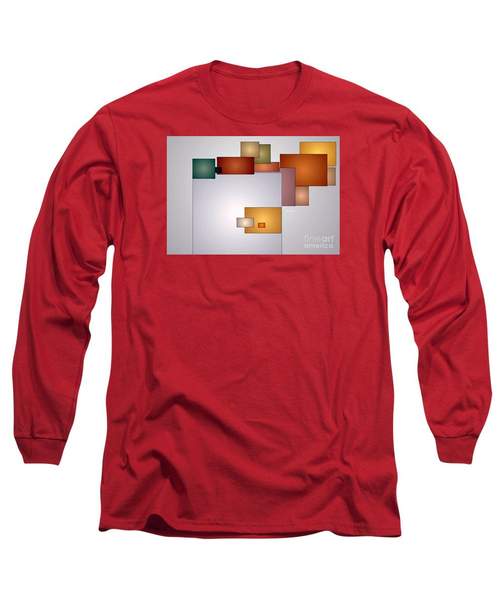 Long Sleeve T-Shirt - Geometric Abstract