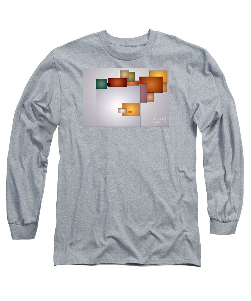 Long Sleeve T-Shirt - Geometric Abstract