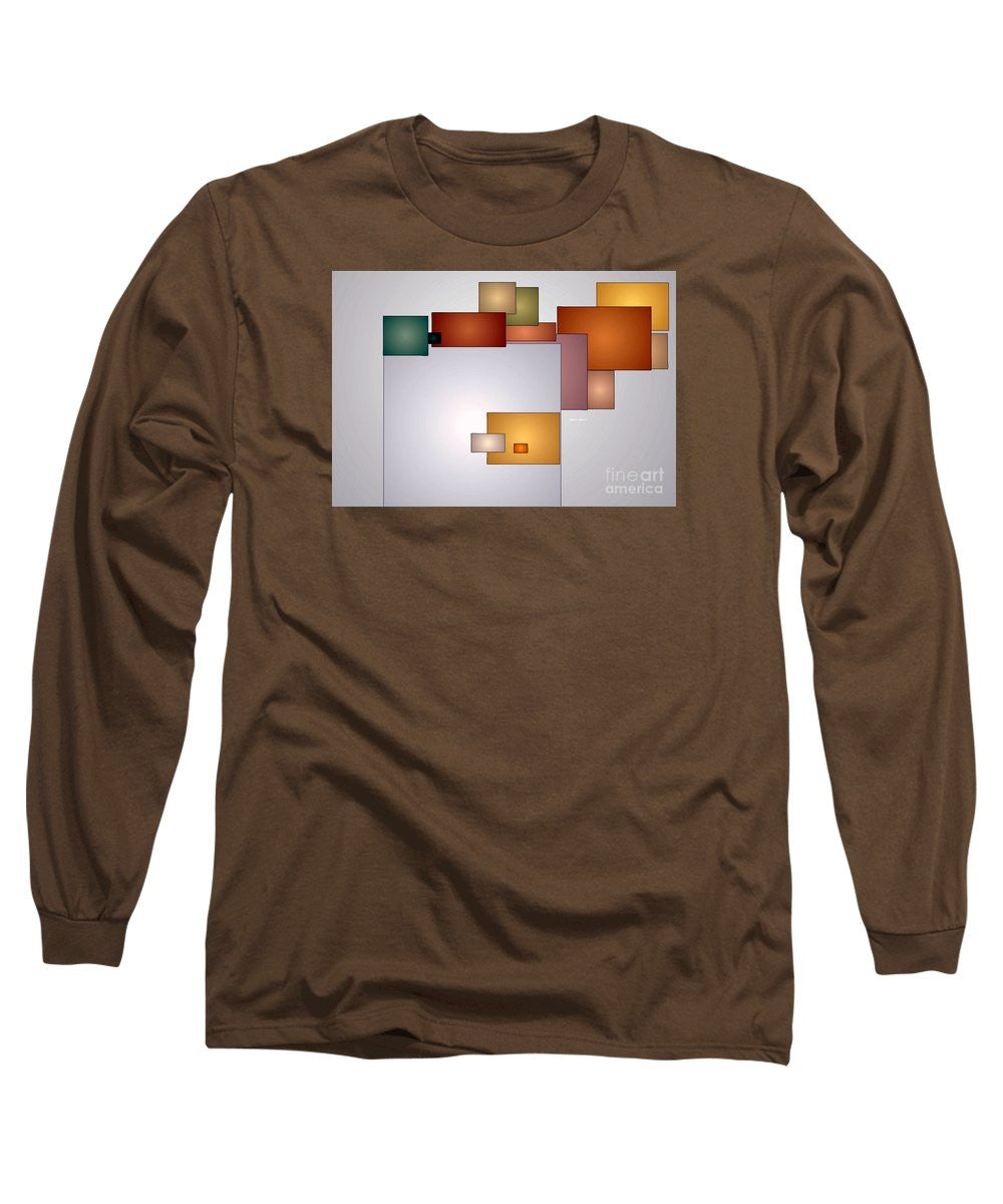 Long Sleeve T-Shirt - Geometric Abstract