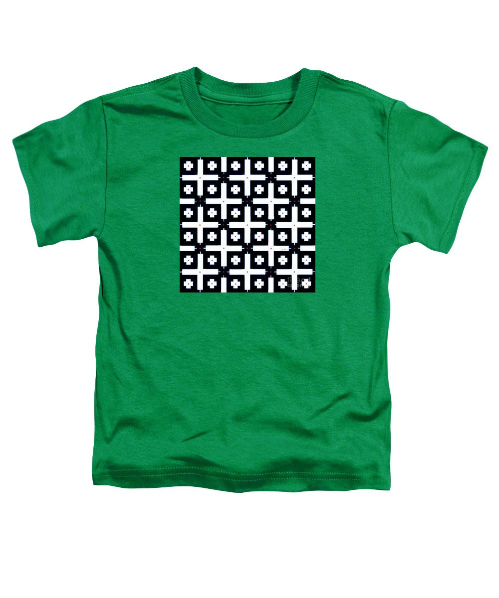 Toddler T-Shirt - Geometric In Black And White