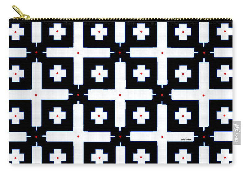 Carry-All Pouch - Geometric In Black And White