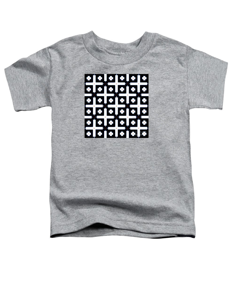 Toddler T-Shirt - Geometric In Black And White