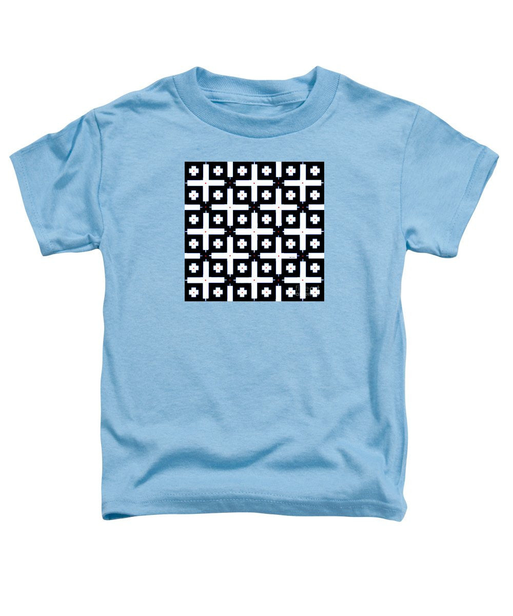 Toddler T-Shirt - Geometric In Black And White