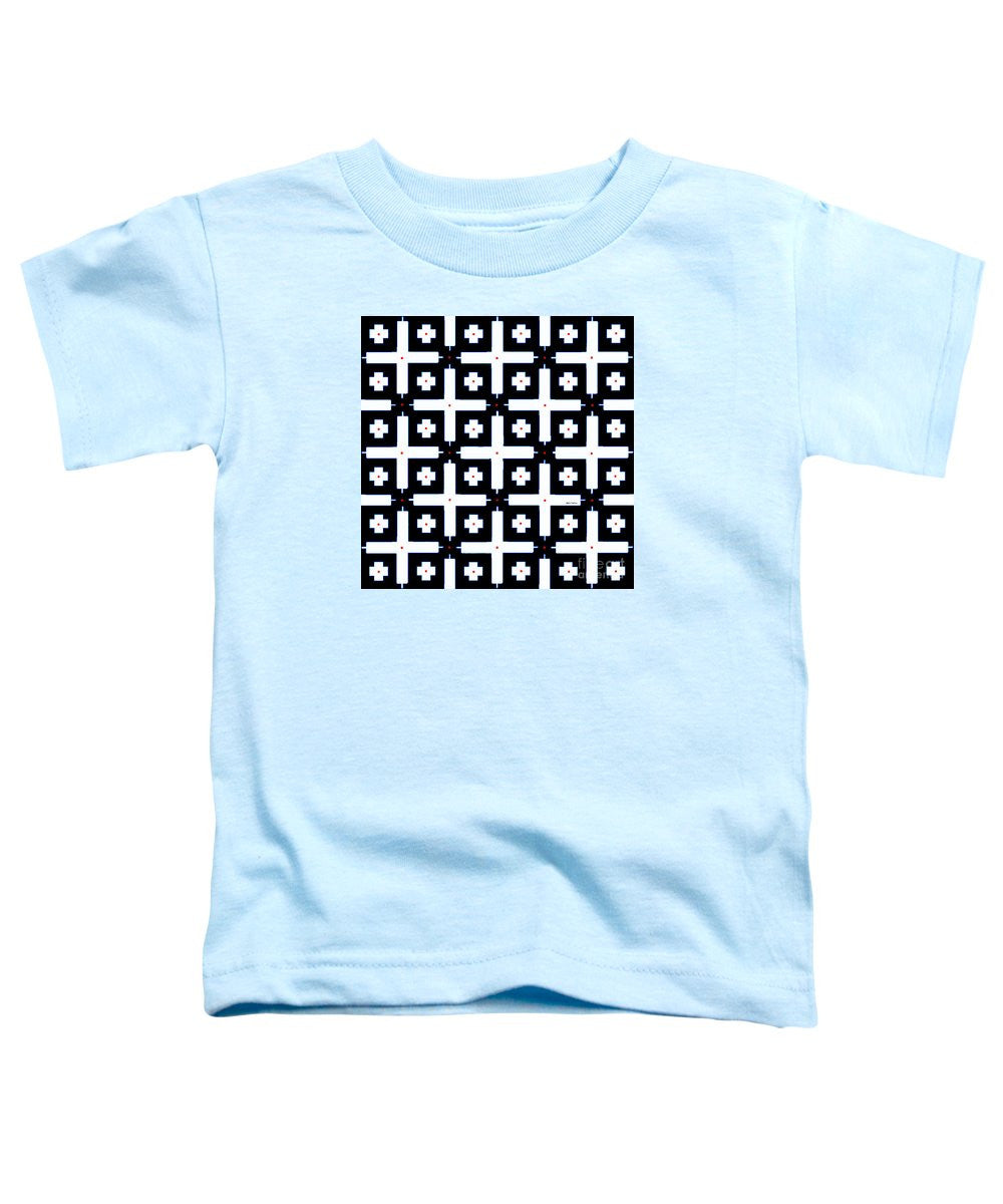 Toddler T-Shirt - Geometric In Black And White