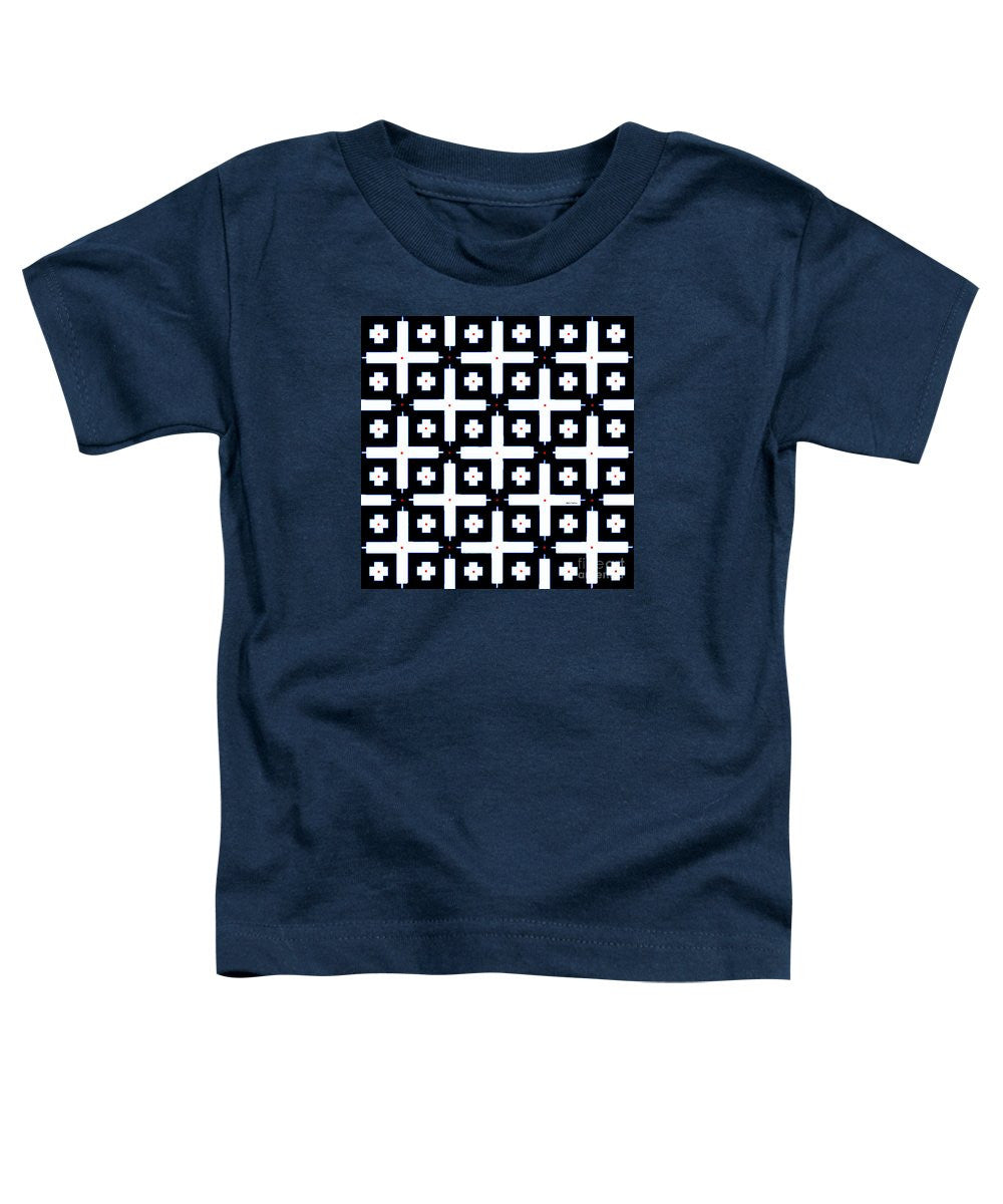 Toddler T-Shirt - Geometric In Black And White