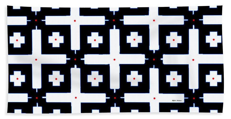 Towel - Geometric In Black And White