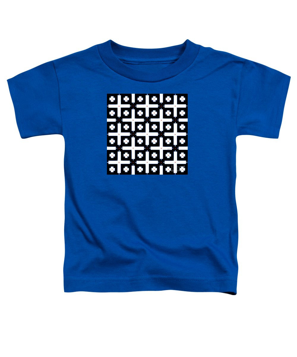 Toddler T-Shirt - Geometric In Black And White