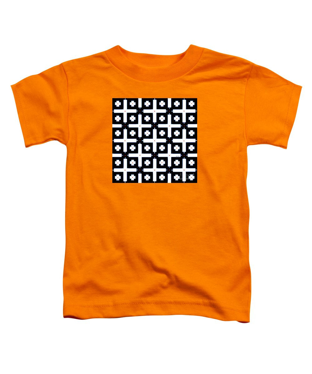 Toddler T-Shirt - Geometric In Black And White