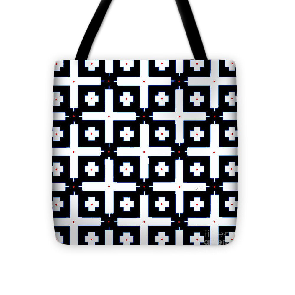 Tote Bag - Geometric In Black And White
