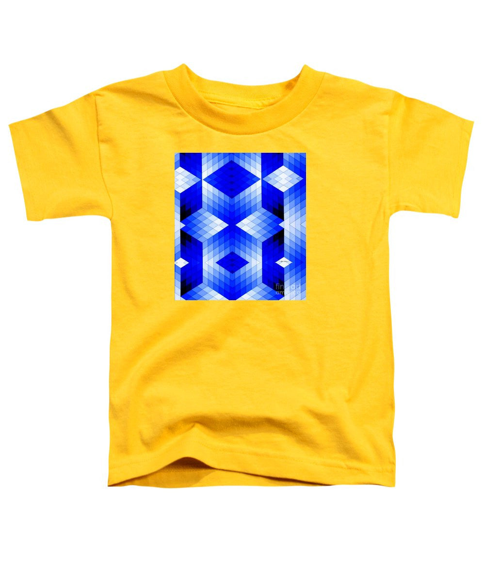 Toddler T-Shirt - Geometric In Blue