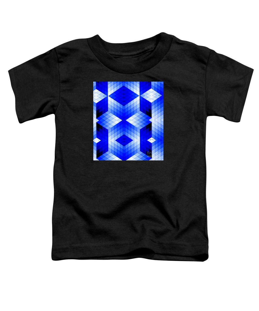 Toddler T-Shirt - Geometric In Blue