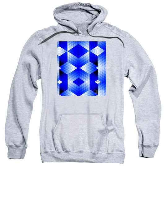 Sweatshirt - Geometric In Blue