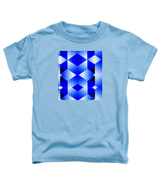 Toddler T-Shirt - Geometric In Blue