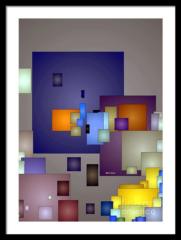 Framed Print - Geometric Nightlife