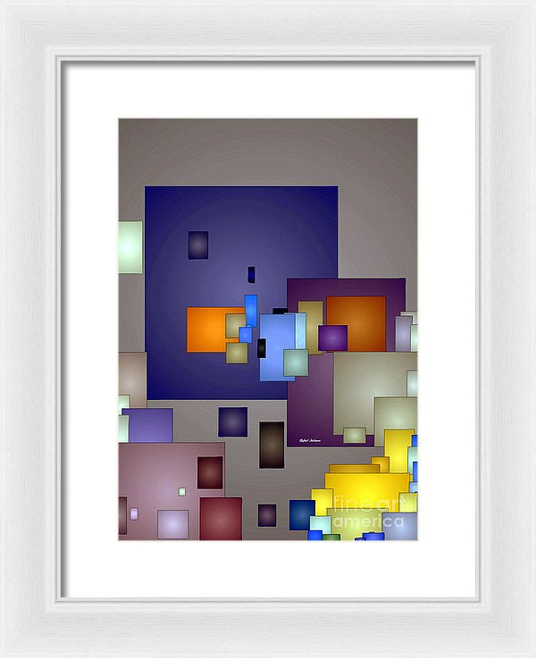 Framed Print - Geometric Nightlife