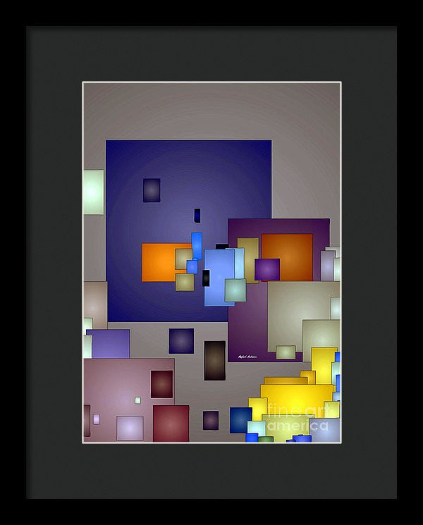 Framed Print - Geometric Nightlife