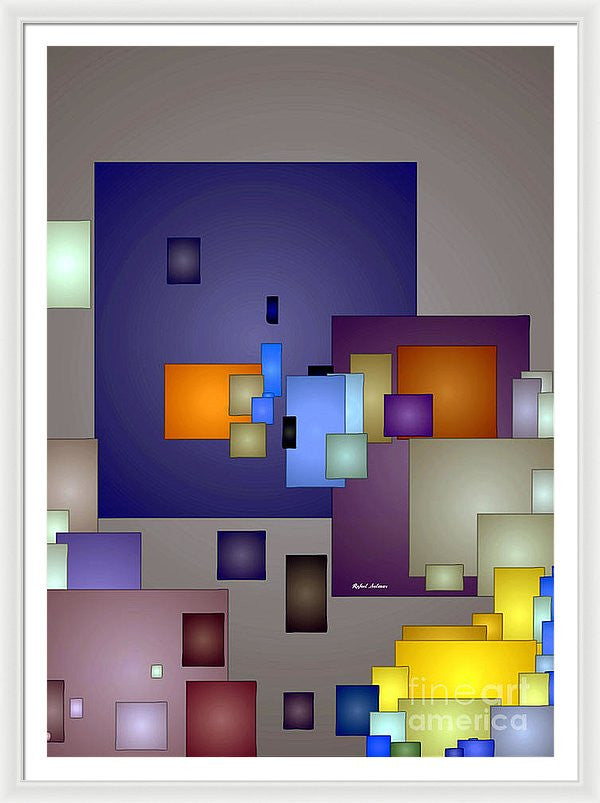 Framed Print - Geometric Nightlife