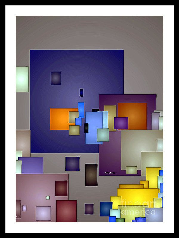 Framed Print - Geometric Nightlife