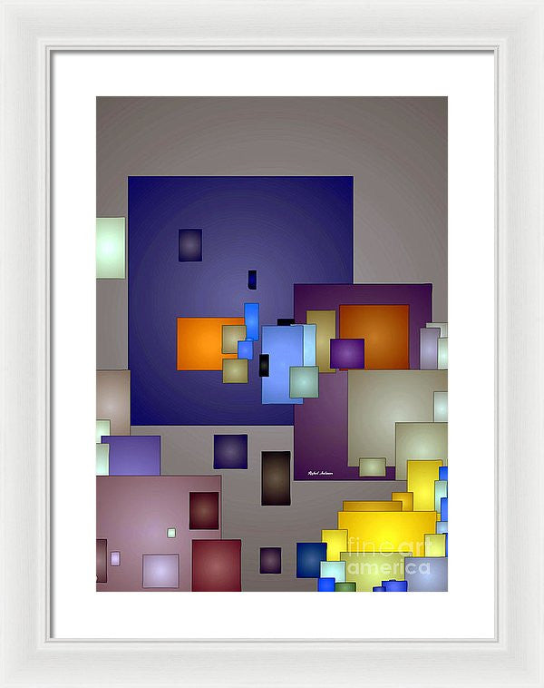 Framed Print - Geometric Nightlife