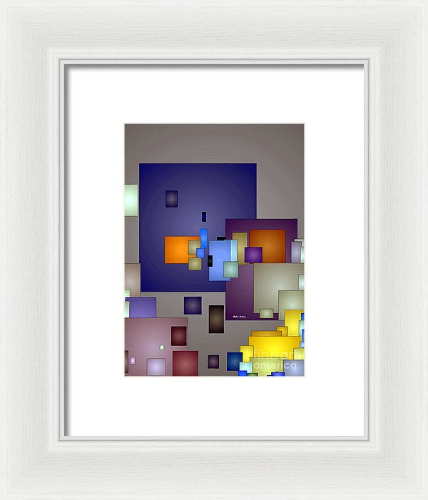 Framed Print - Geometric Nightlife