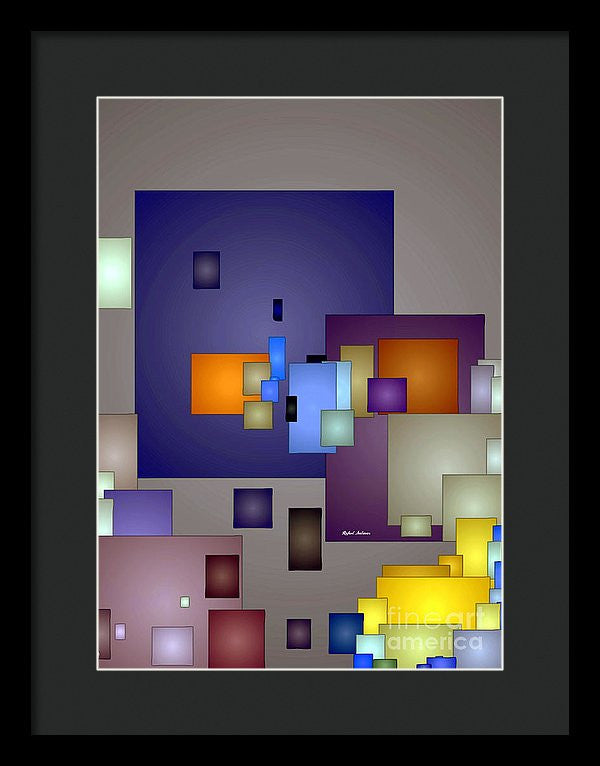 Framed Print - Geometric Nightlife