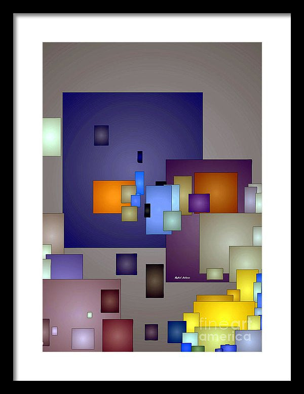 Framed Print - Geometric Nightlife