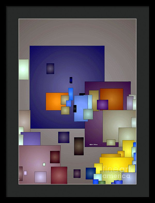 Framed Print - Geometric Nightlife