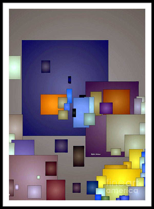 Framed Print - Geometric Nightlife