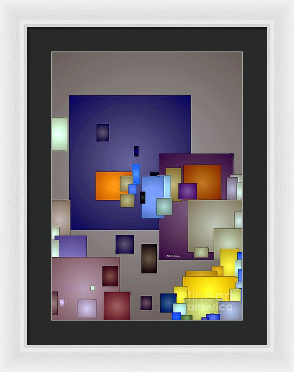 Framed Print - Geometric Nightlife