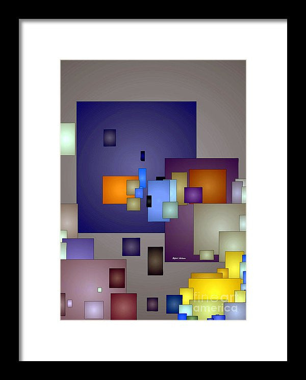 Framed Print - Geometric Nightlife