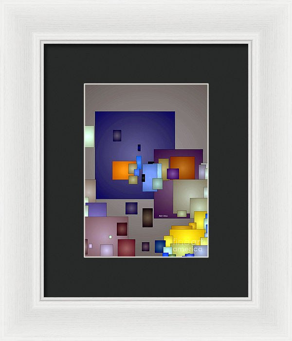 Framed Print - Geometric Nightlife