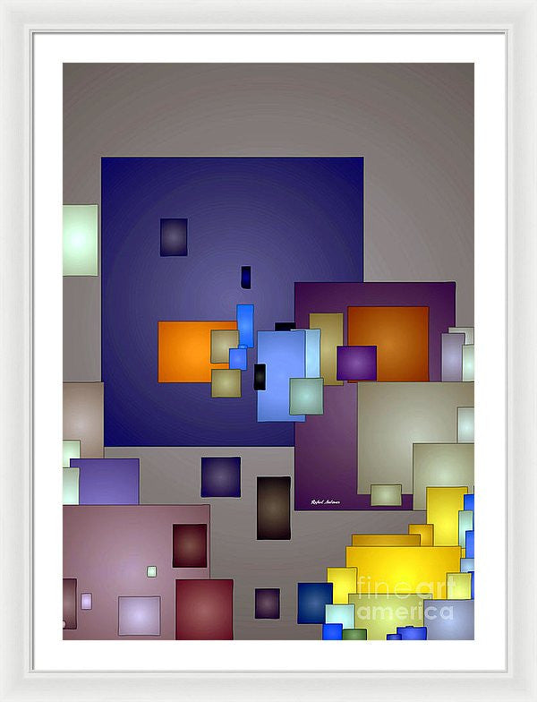 Framed Print - Geometric Nightlife