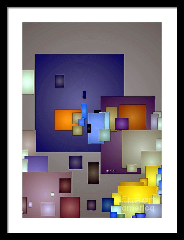 Framed Print - Geometric Nightlife