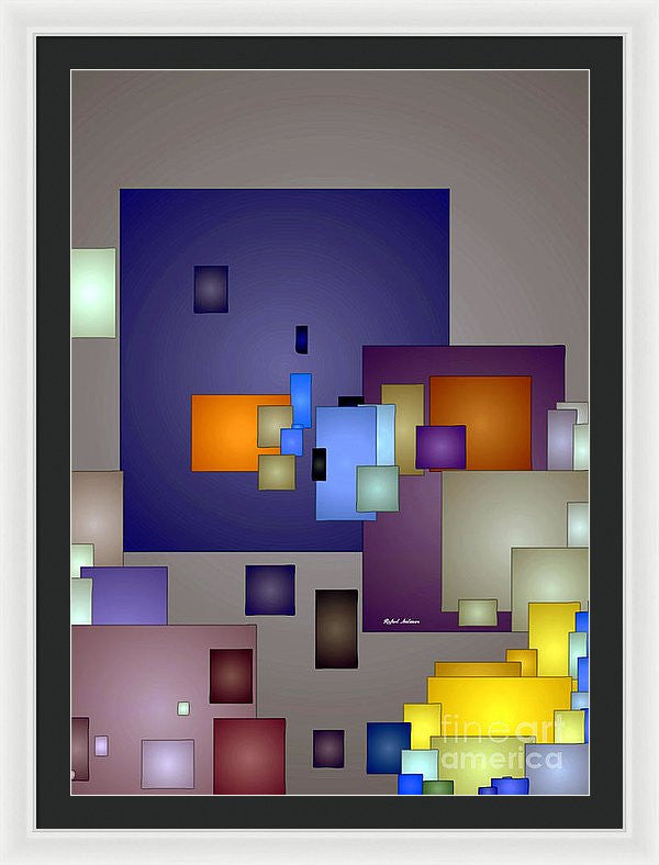 Framed Print - Geometric Nightlife