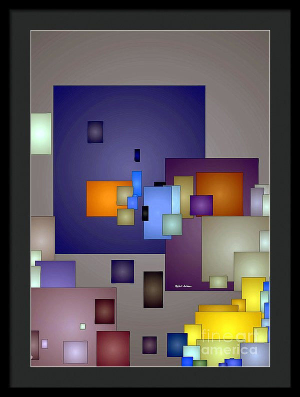 Framed Print - Geometric Nightlife