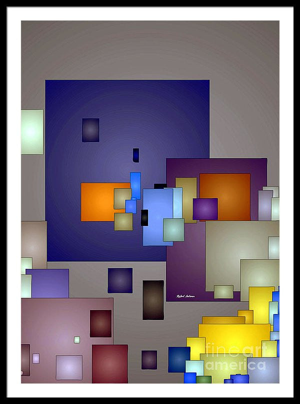 Framed Print - Geometric Nightlife