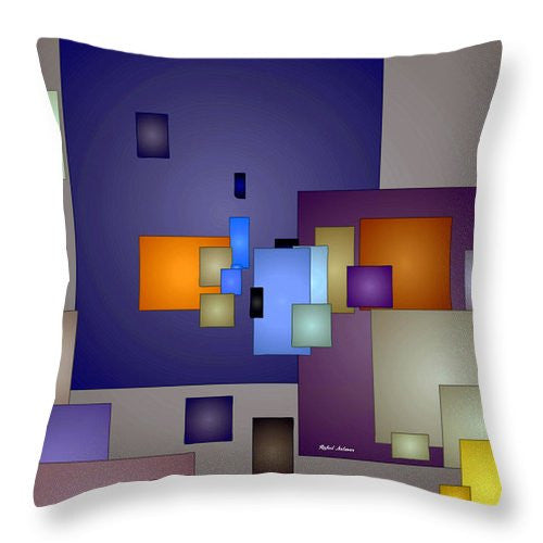 Coussin décoratif - Vie nocturne géométrique