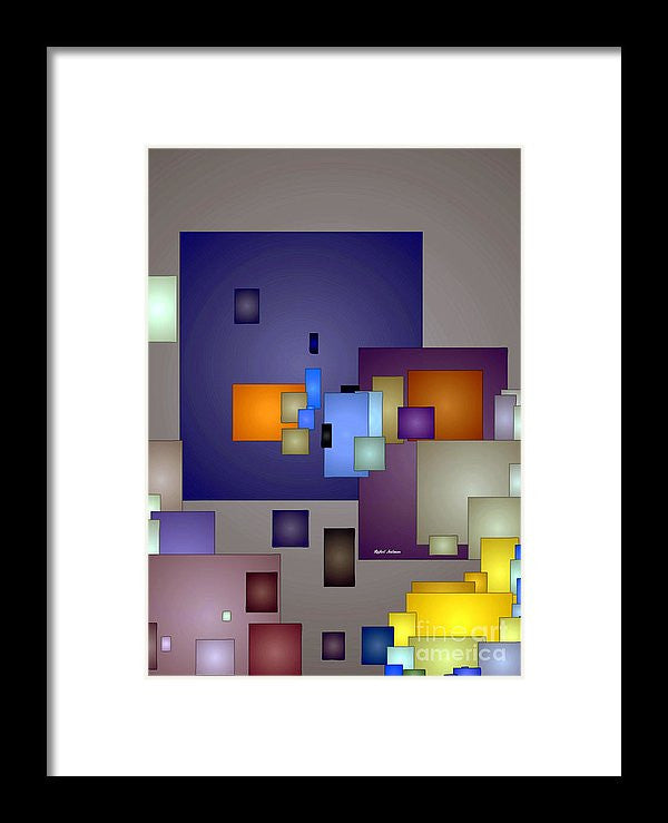 Framed Print - Geometric Nightlife